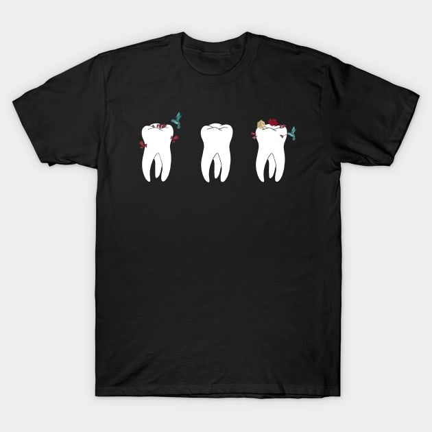 Dentist Art T-Shirt by Carries Design 